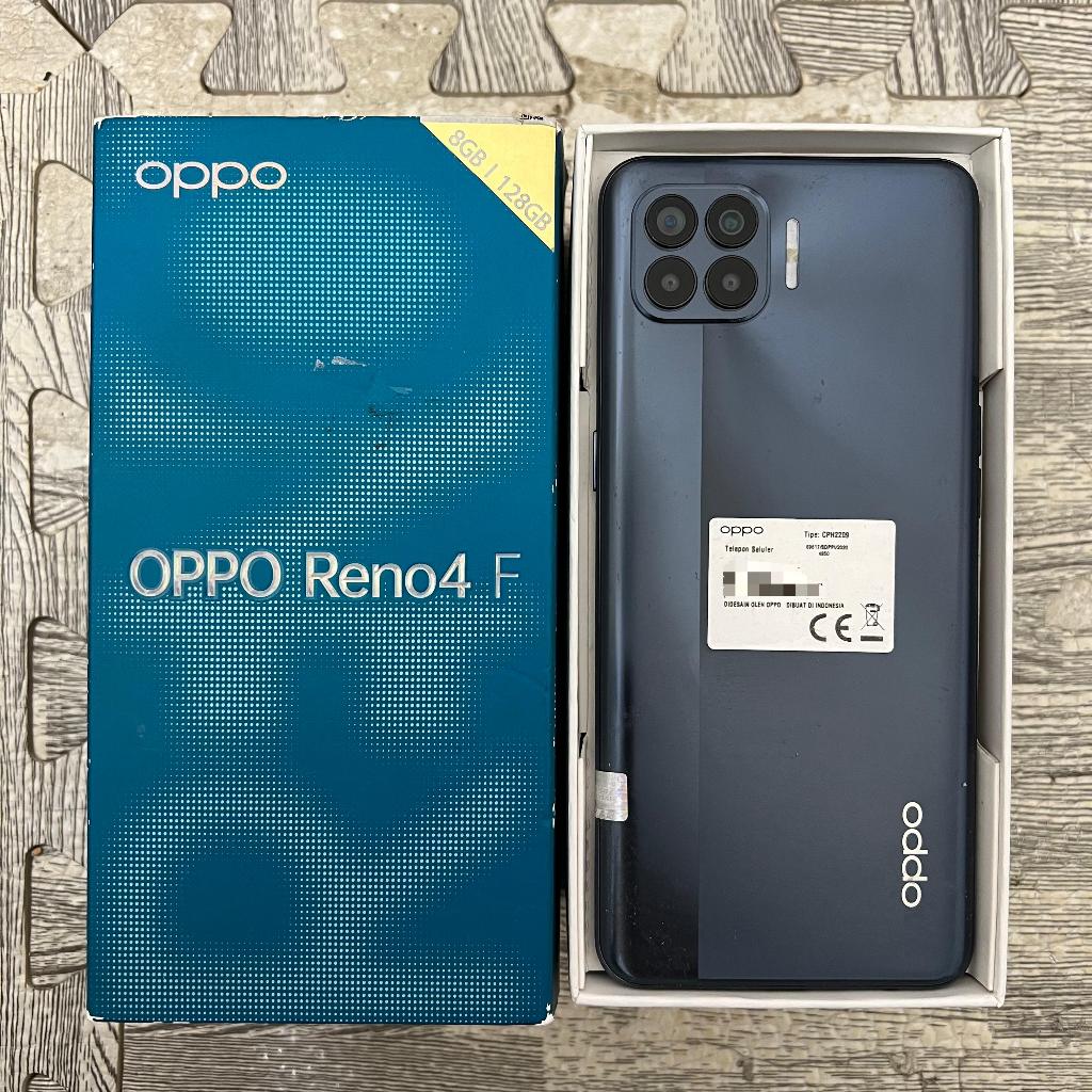 Oppo Reno 4F 8/128 Second Fullset Resmi