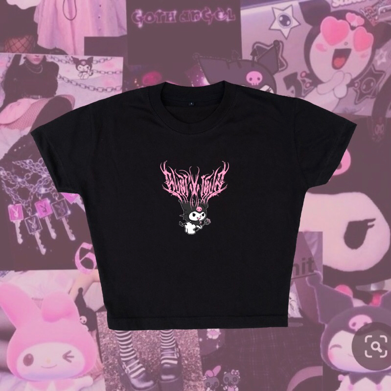Crop top Kuromi slim fit