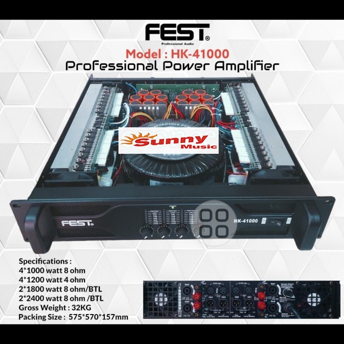 FEST HK41000 Power Amplifier Professional HK 41000