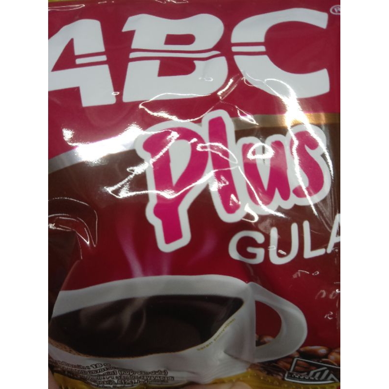 

kopi hitam ABC plus gula per renceng isi 10 sachet