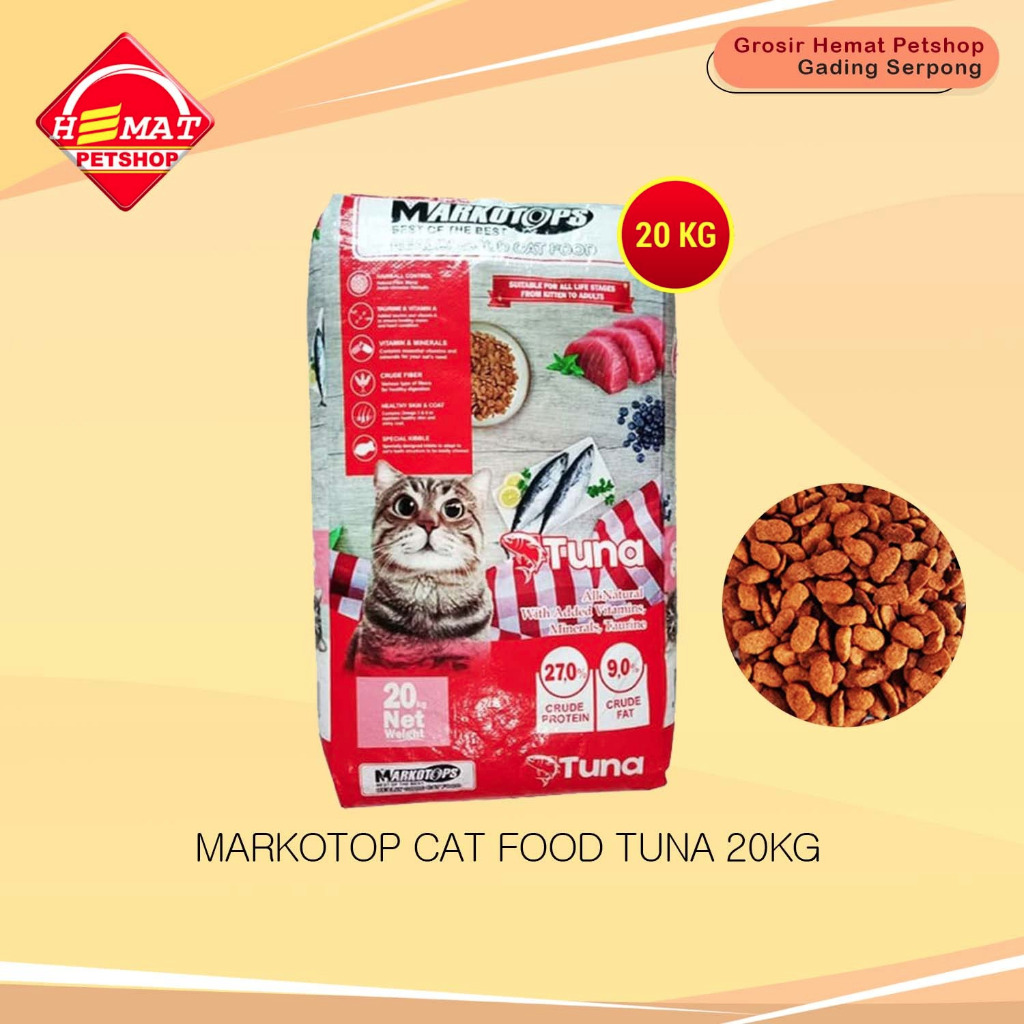 Makanan Kucing Markotops 20 Kg