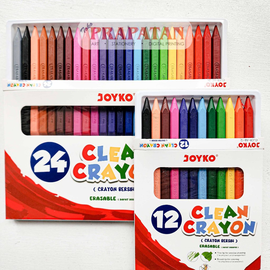 

Joyko Clean Crayon CLCR | Krayon Bersih