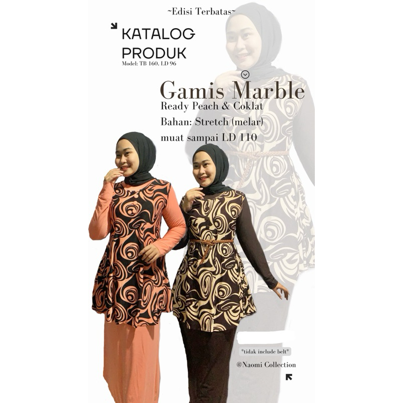 Gamis kondangan/GAMIS 2 in 1/ gamis marble / gamis 2 in 1