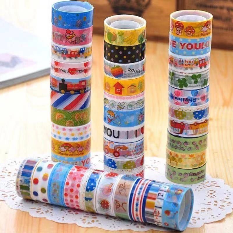 

⭐DIERS⭐Isolasi Karakter Gliter/Solatip Motif Lucu 1 Pcs