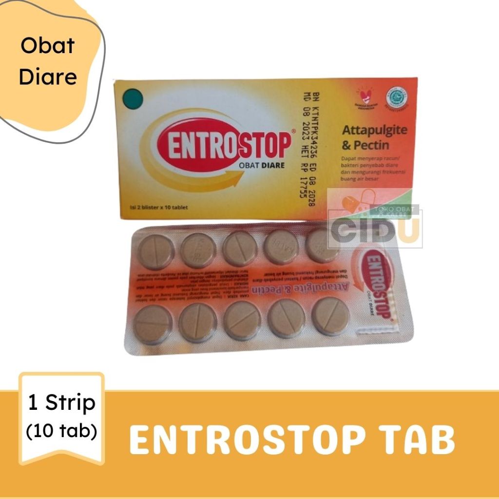 ENTROSTOP TABLET obat diare dewasa