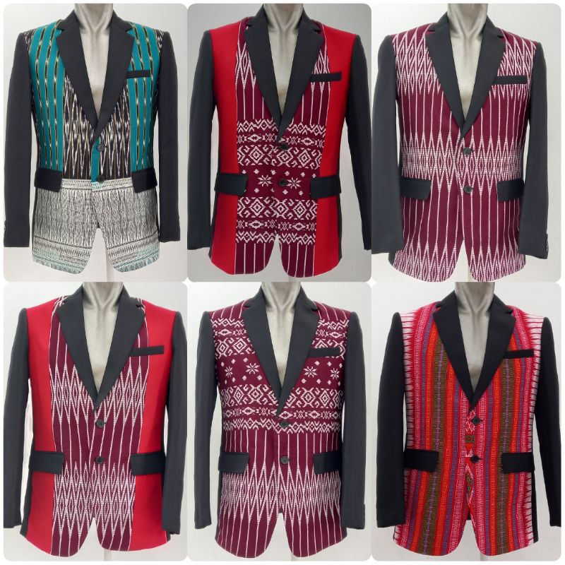 Jas Batik Sadum Akola / Jas batik motif Ulos Sumatera / Jas Pria
