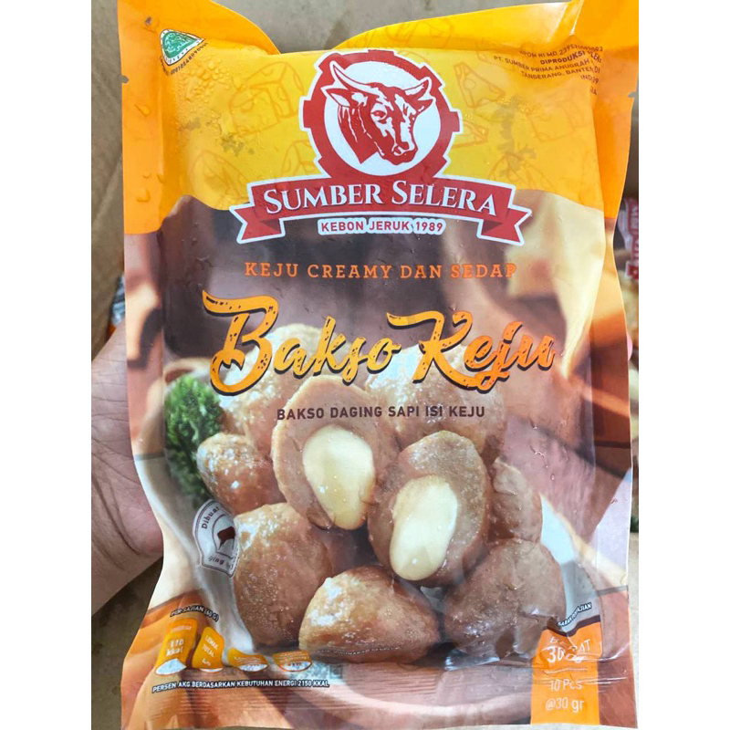 

Bakso keju sumber selera isi 10 300g