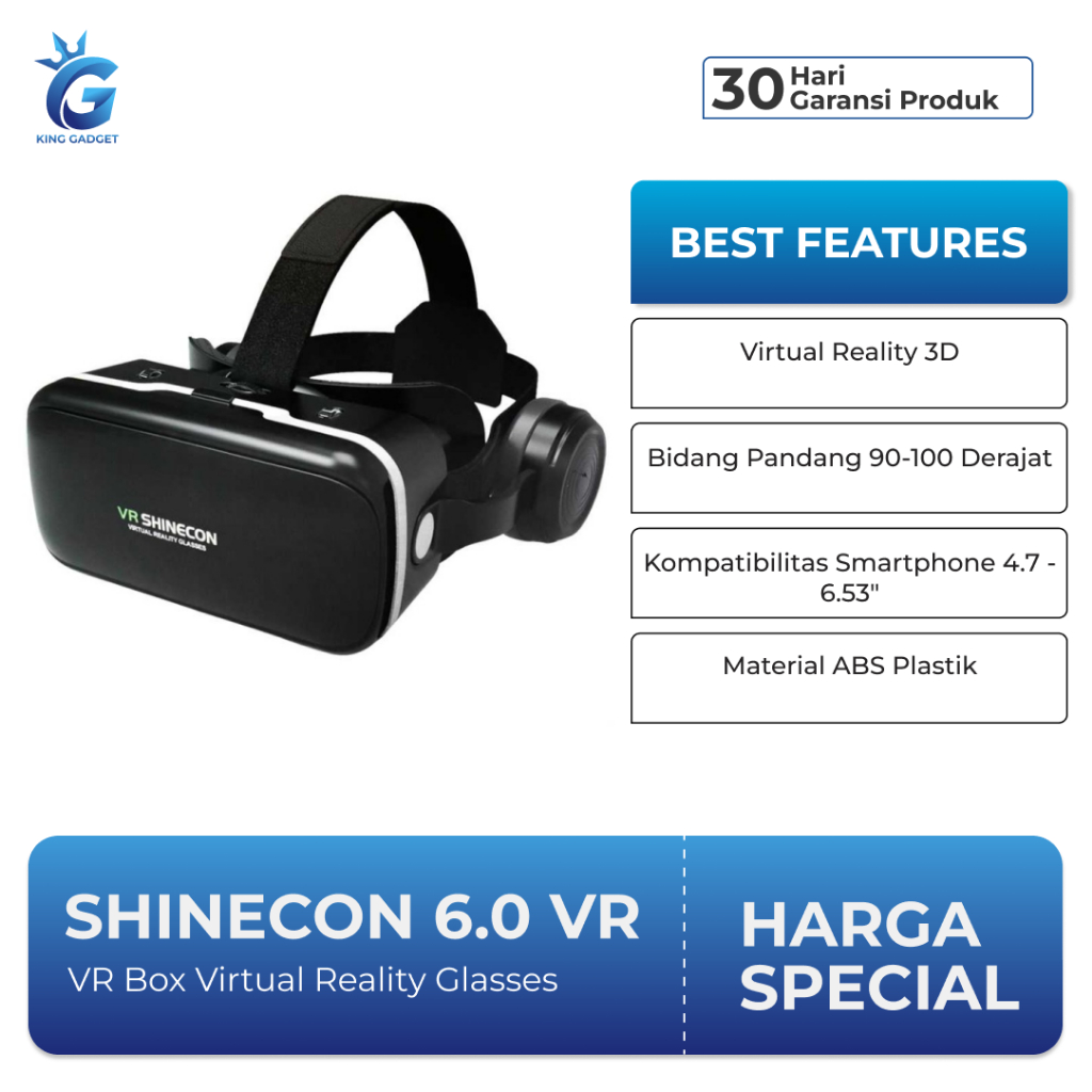 Shinecon 6.0 VR Box Virtual Reality Glasses