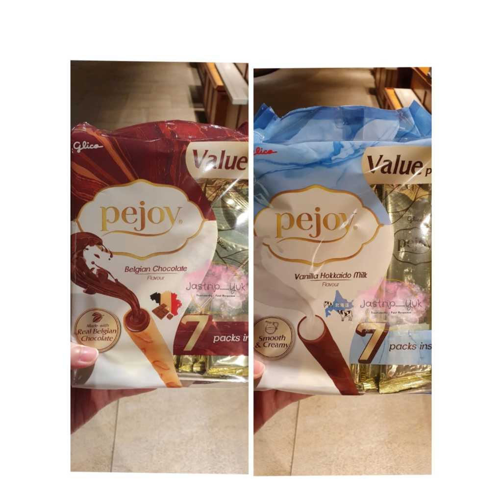 

Pejoy Belgian Chocolate Vanilla Hokkaido Milk Value Pack isi 7 sachet malaysia