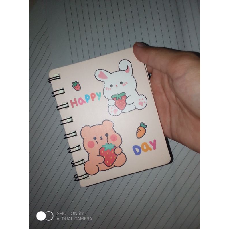 

Notebook Mini A7 Beruang HAPPY DAY