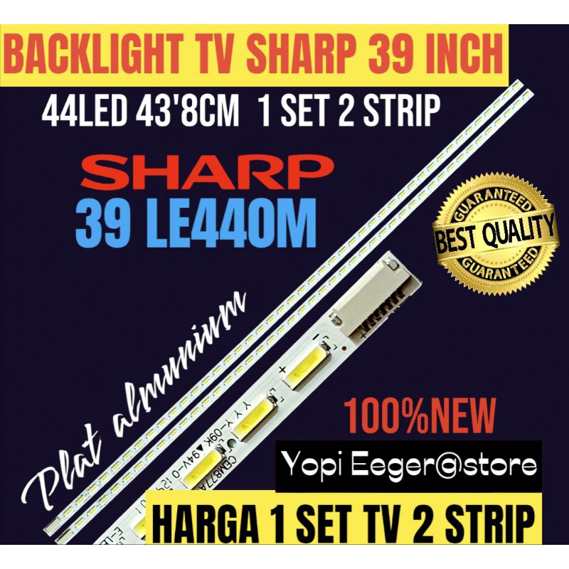 BACKLIGHT TV LCD LED SHARP 39 INCH 39LE440M BACKLIGHT TV 39 INCH