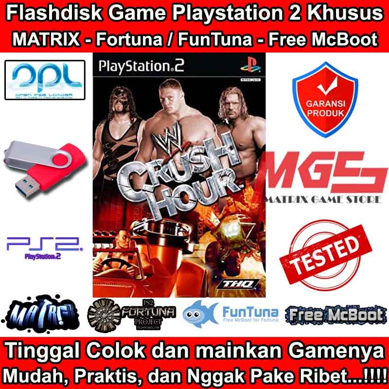 Flashdisk Game PS2 PS 2 WWE SmackDown Smack Down - Crush Hour