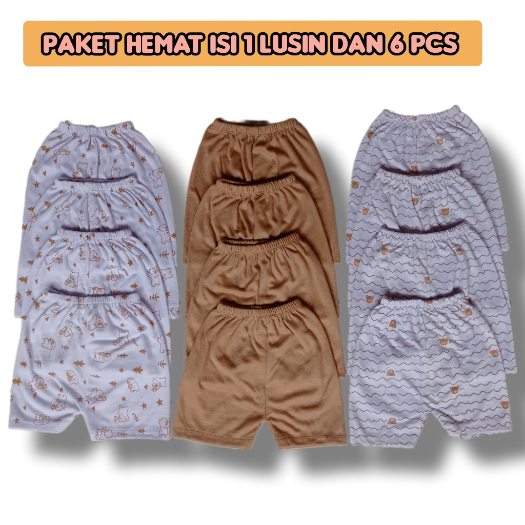 1 lusin celana bayi baru lahir Newborn