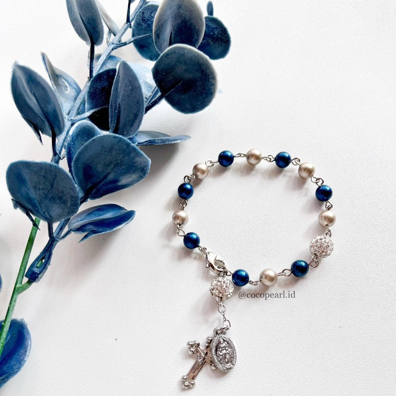 Gelang Rosario SWB Platinum Blue