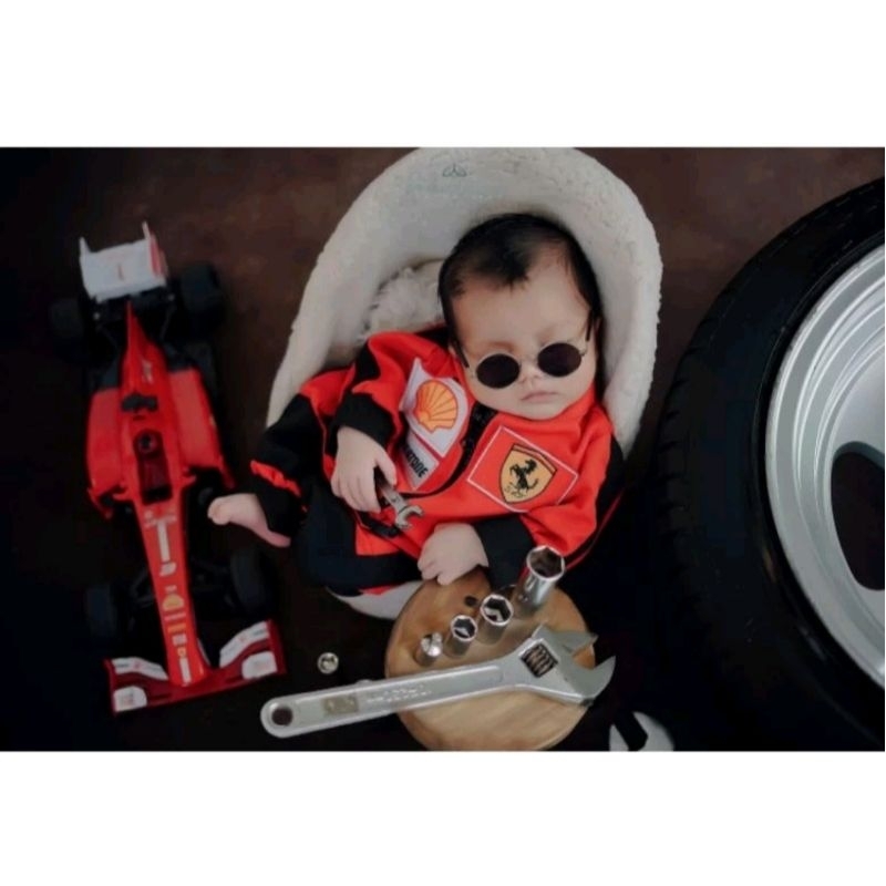 Baju Anak Pembalap Kostum Racing Anak Free Topi Stelan Pembalap Bayi Termurah