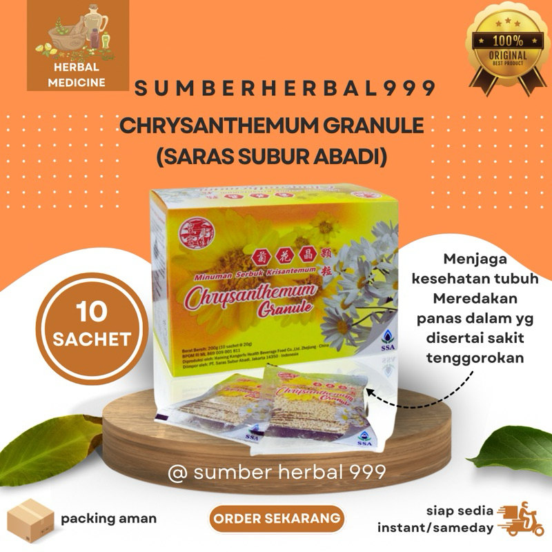 

Chrysanthemum Granule SSA 10's