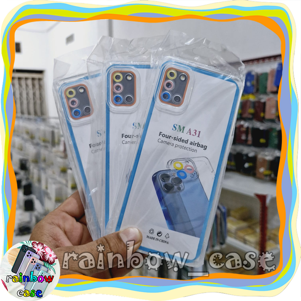 SAMSUNG A31 CASE AIRBAG RING CAMERA PROTECT