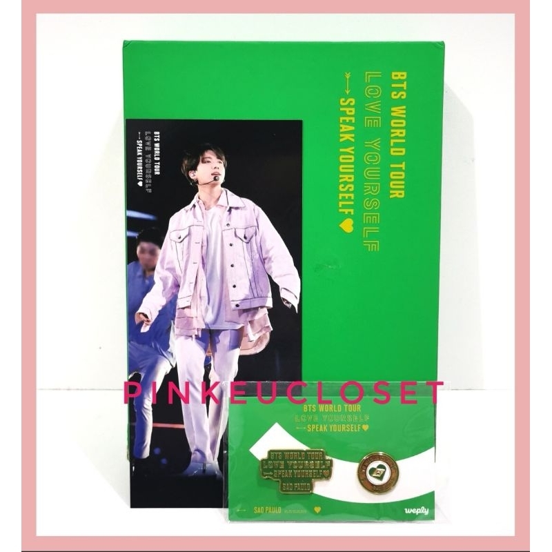 [READY RARE] BTS SAO PAULO FULLSET JK JUNGKOOK BOOKMARK