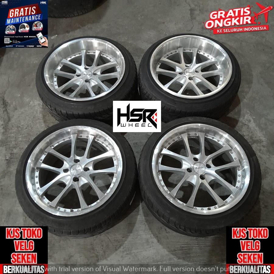 READY STOK VELG RACING SECOND TERMURAH BERKUALITAS BUAT MOBIL YARIS HONDA JAZZ FREED VIOS NEW MOBILI