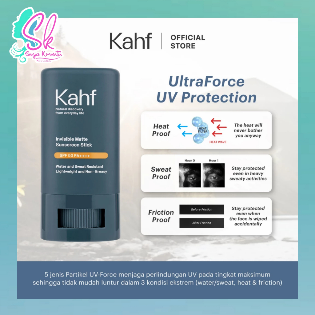 KAHF Invisible Matte Sunscreen Stick