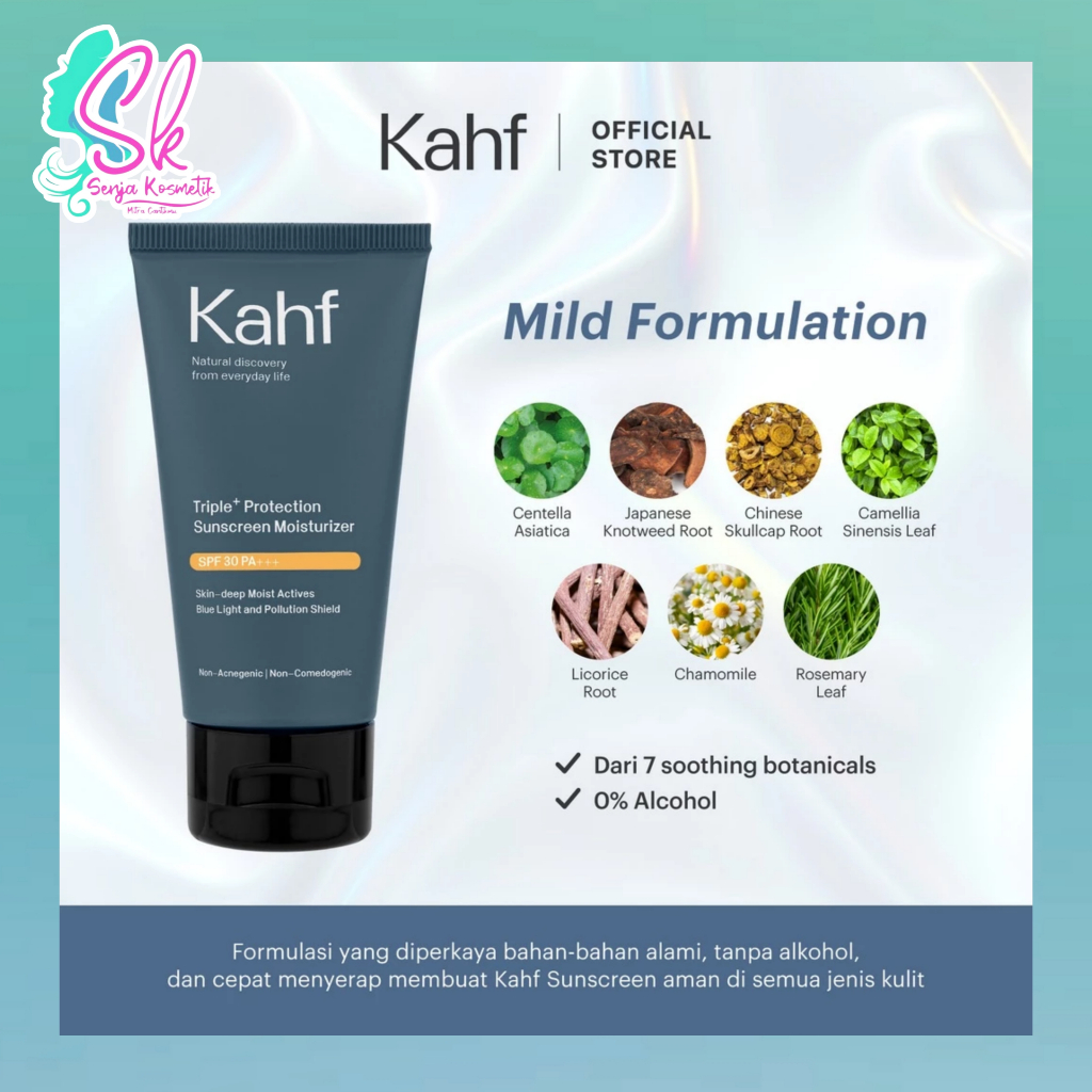 KAHF Sunscreen Moisturizer