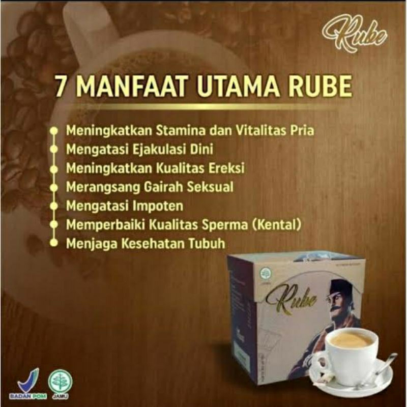 

Kopi Rube Original Asli Kopi Rube Kopi Stamina Pria Tahan Lama Isi 5 Sachet