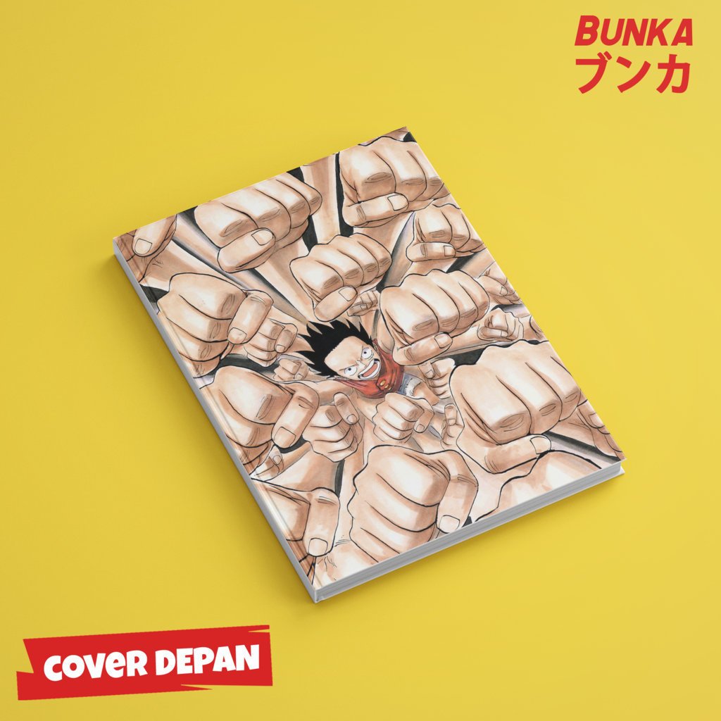 

Note Book Aesthetic Anime One Piece Luffy Gomu Gomu Hardcover A5 Buku Tulis Catatan Notes Agenda Planner Jurnal vintage buku catatan story book kado anniversary valentine cowok cewek murah