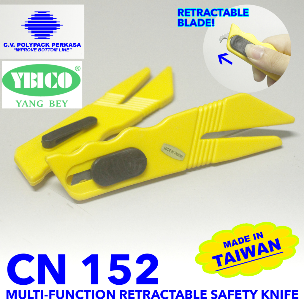 

Cutter Multifungsi CN-152 ( Retractable Safety Knife)