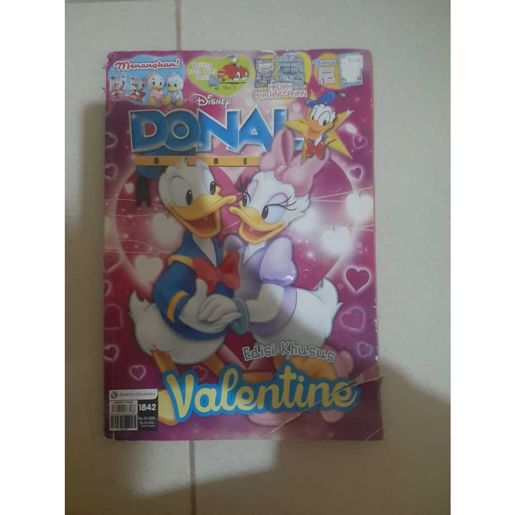 Majalah Donal Bebek Edisi Khusus Valentine Bekas