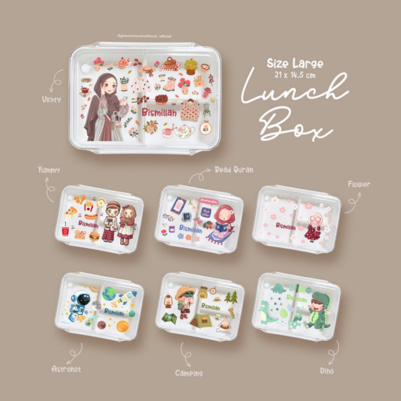 Lunch box Unyu/ kotak bekal/ wadah nasi