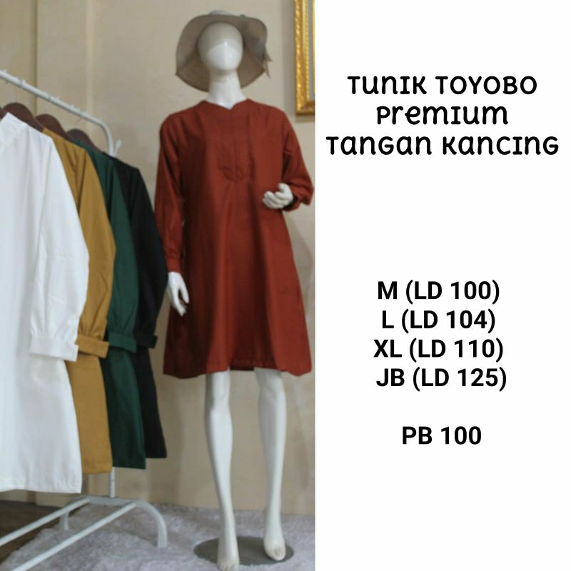 Tunik Polos, Tunik Toyobo, Tunik Premium