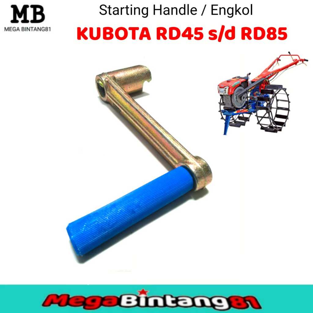 engkol mesin kubota RD85 starting handle diesel kubota RD 85