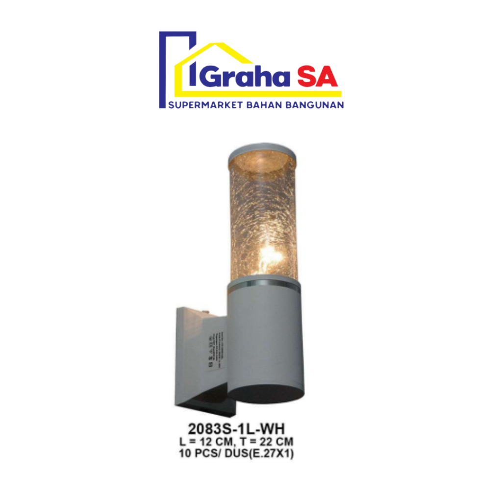 LUMINA LAMPU DINDING 2083 1L WH