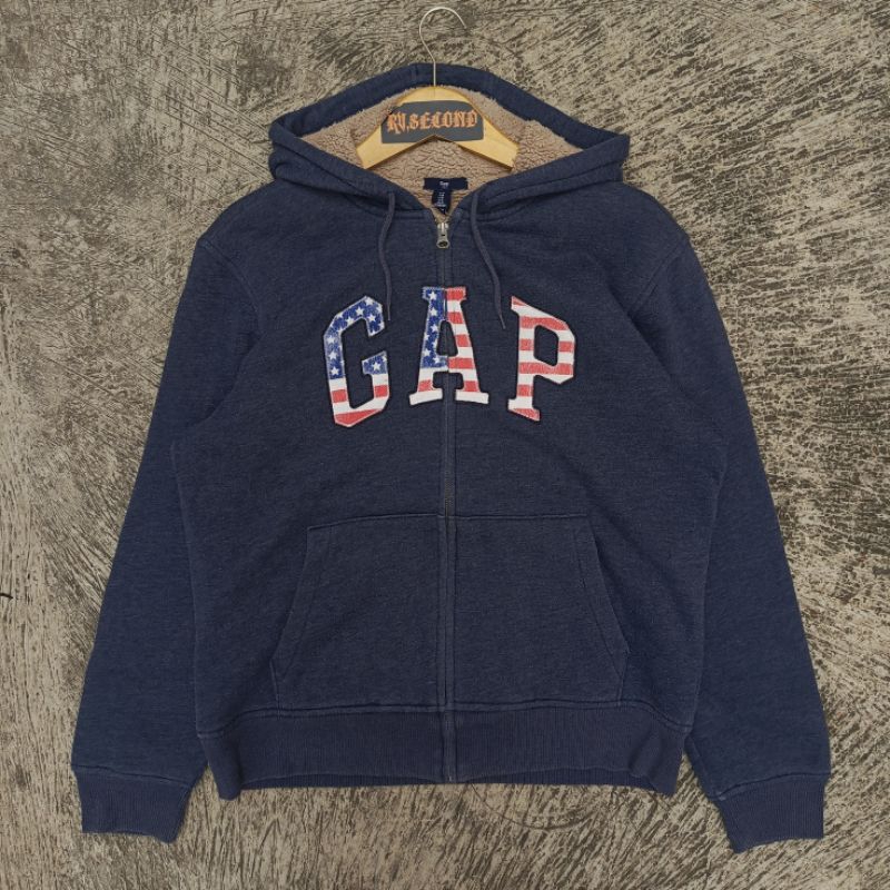 Zip Hoodie GAP Amerika Sherpa Original