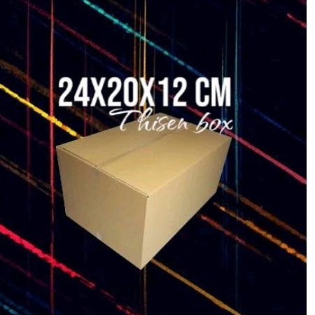 

Kardus box packing 24x20x12 cm | dus recycle packaging | die cut | souvenir | online shop