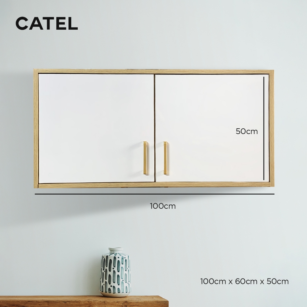 CATEL Lemari Kabinet Kayu Kecil Minimalis 2 Pintu / CAT-CB2