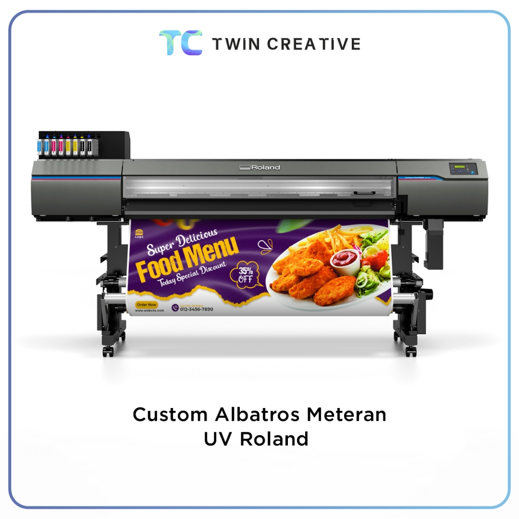 Cetak Kertas Meteran Albatros Custom Denah Proyek Backdrop Kertas Foto Meteran - Albatros UV Roland