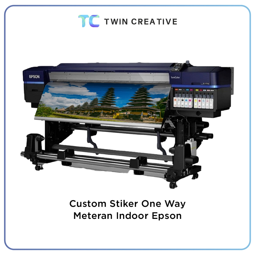 Cetak Sticker One Way Meteran Stiker Kaca Mobil Motor Custom Wallpaper Jendela Pintu - Print Stiker 