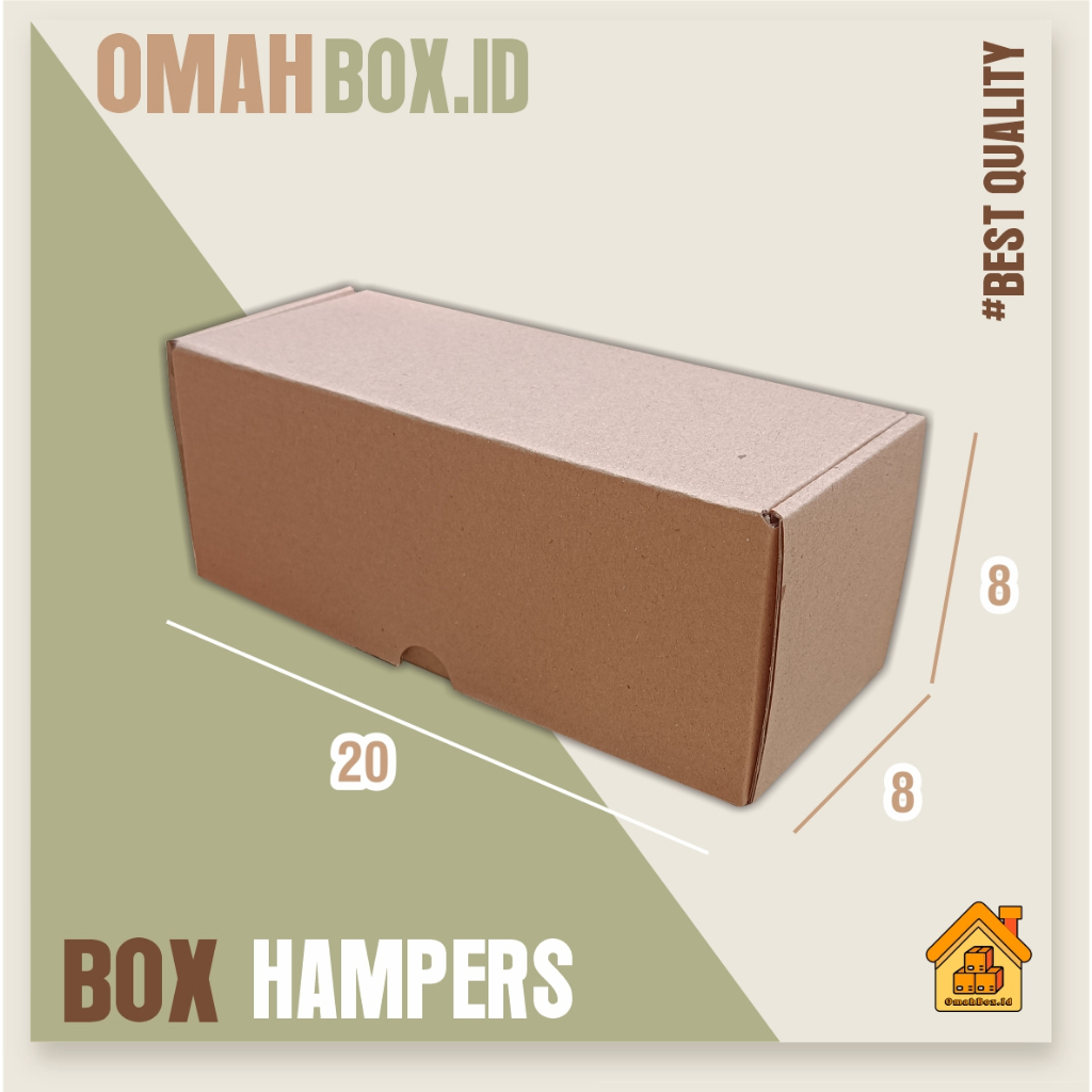 

Kardus Box Hampers 20x8x8 cm E FLUTE | kardus box polos | kardus diecut | box diecut | box hampers | box gift | kardus baju | kardus dus box