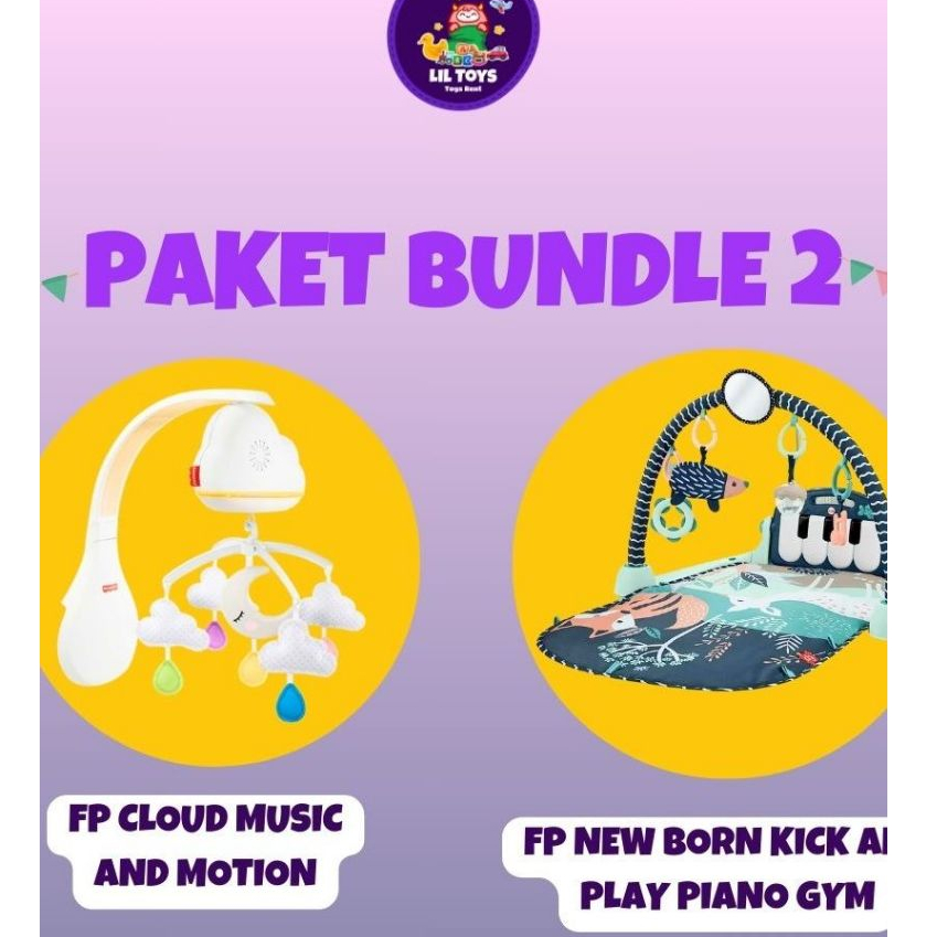 SEWA MAINAN PAKET BUNDLE 2 (Pengantar Tidur & Playmat bayi)