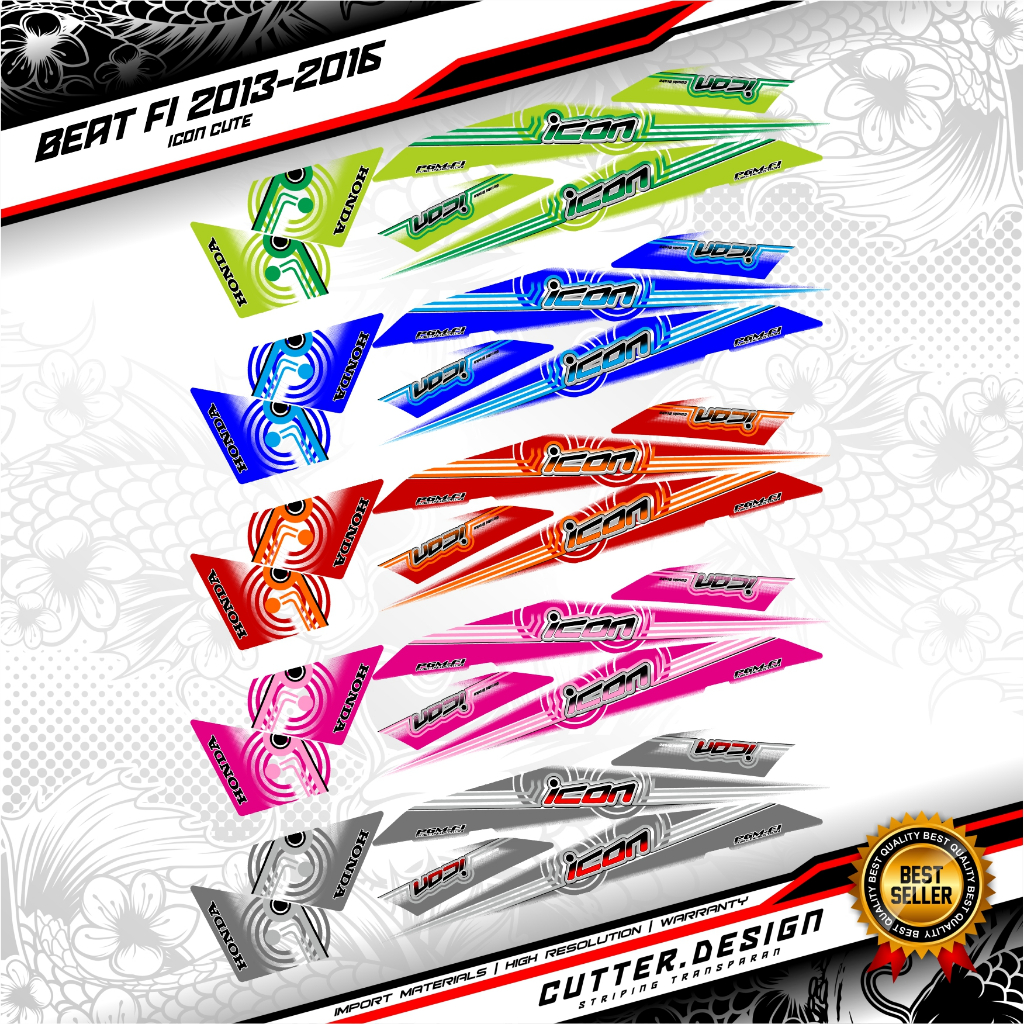 STRIPING TRANSPARAN BEAT FI icon cute beat fi