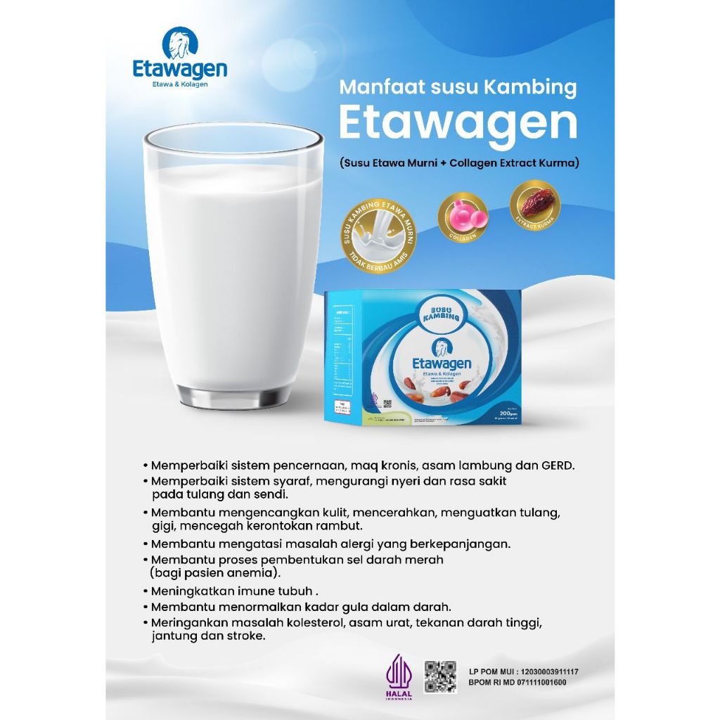 

SUSU ETAWAGEN SUSU ETAWA SUSU ETTAWA PLUS COLLAGEN SUSU ETAWA EXTRACT KURMA)