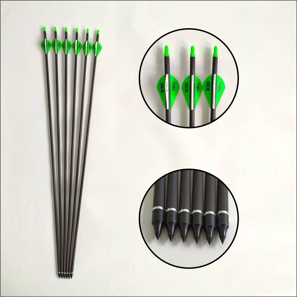 ARROW CARBON ENIGMA BLAZE SPINE 350 VANES RUBBER - ANAK PANAH KARBON