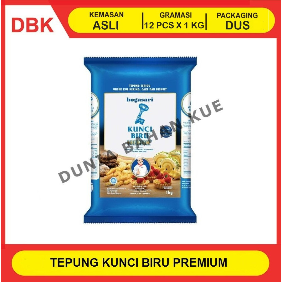 

KUNCI BIRU TEPUNG TERIGU PREMIUM 1 KG - 1 DUS 12 PCS