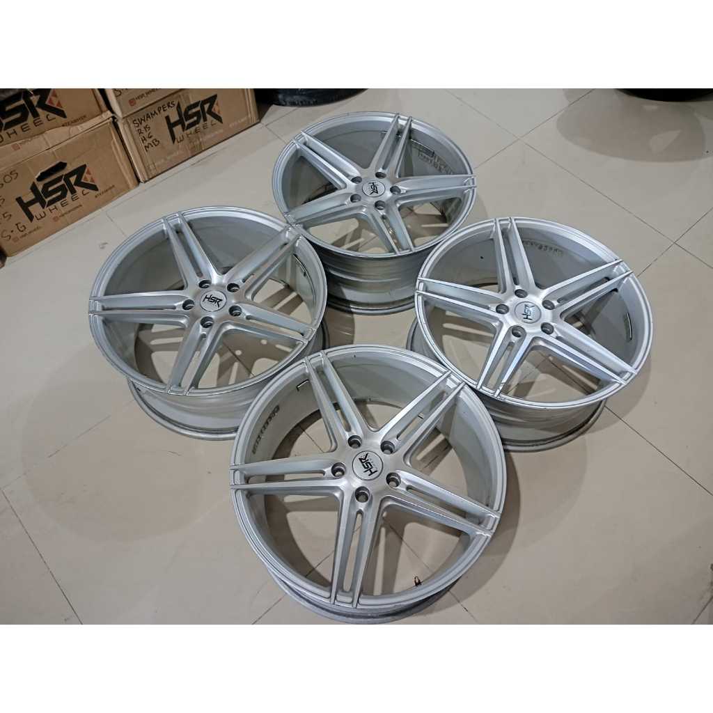 ne5 hsr ring19 lebar 8,5 pcd 5x114 et45 velg bekas mobil mazda cx5, accord, camry, audi, dll