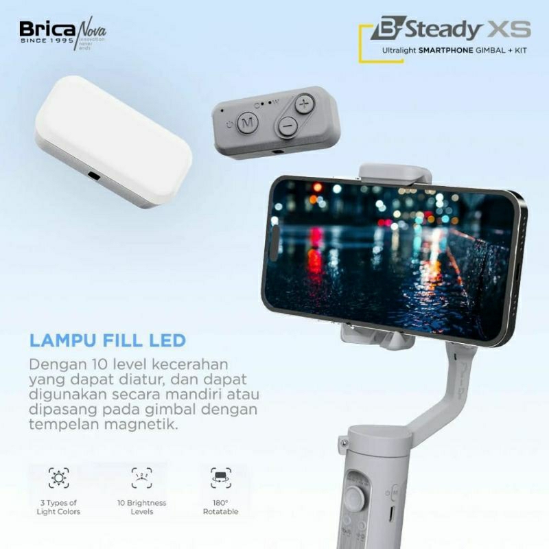 gimbal hp Brica XS 2 stabilizer handphone