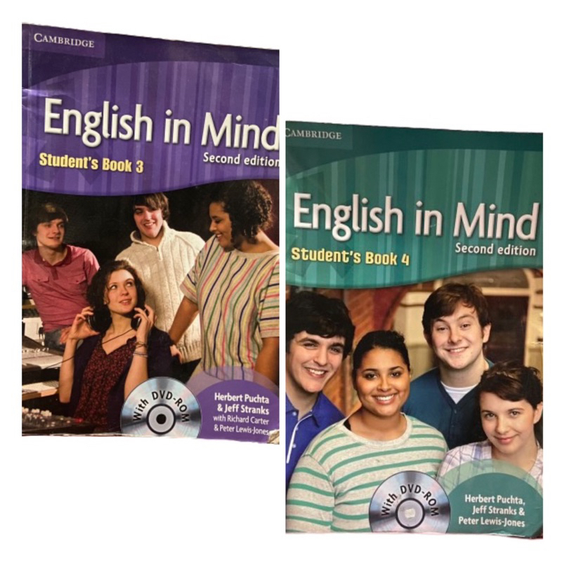 

[PRELOVED ORIGINAL] Buku Bekas - 2 PCS English in Mind 3 & 4 - Workbook Only