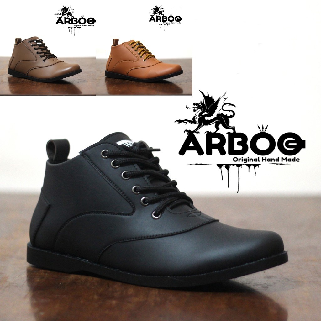 PROMO Sepatu Brodo arboo casual KULIT SAPI Original Pria Casual Kerja Cowok Kantor Keren dan nyaman