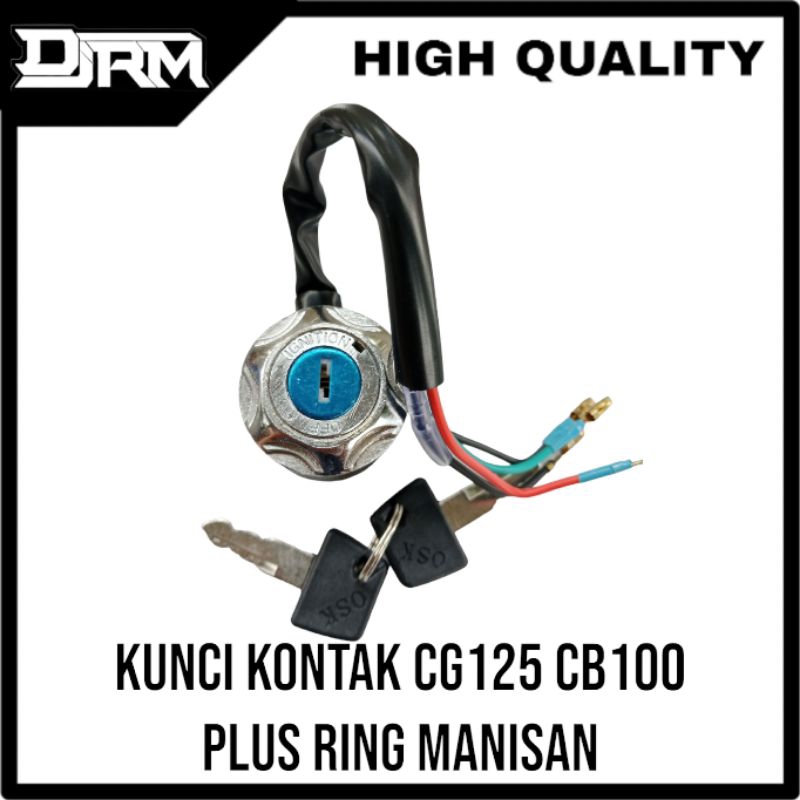 KUNCI KONTAK CG125 CB100 KUNCI KONTAK CB KABEL 2 DAN 4
