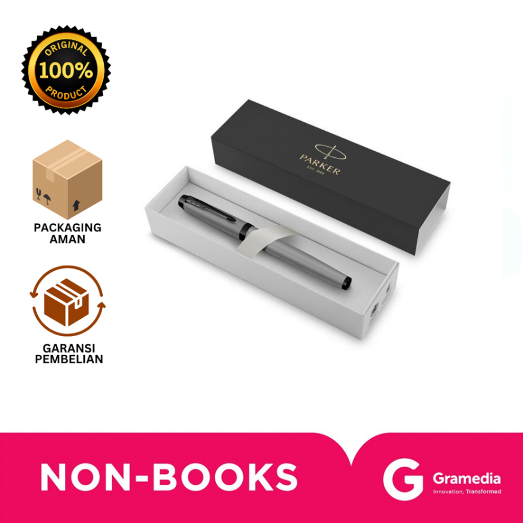 

Gramedia Bali - PARKER IM Mgrey Bt RB mblk